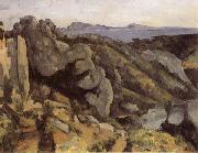 Paul Cezanne, Rocks at L Estaque